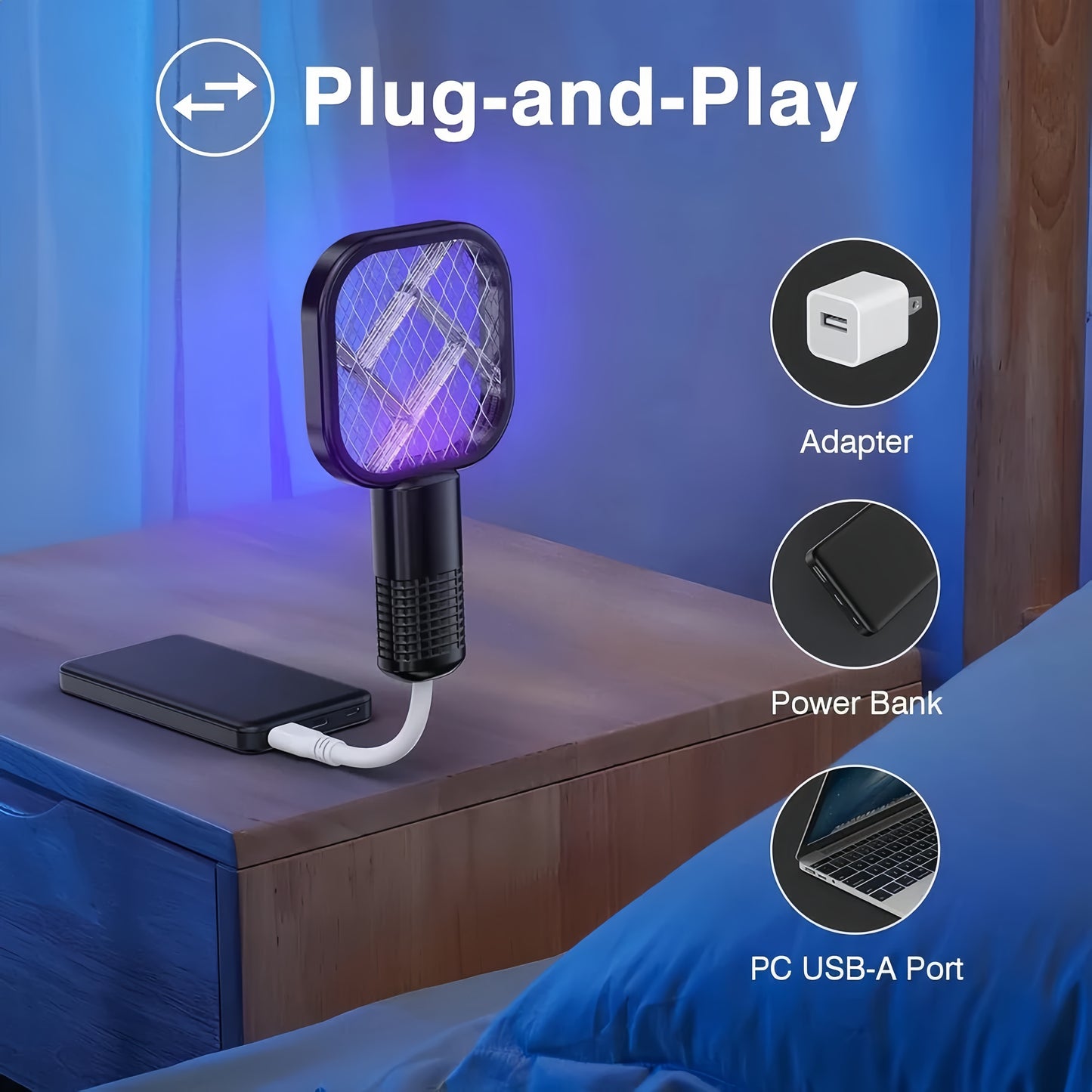 USB Mosquito Killing Lamp    -    Safe & Chemical-Free Solution